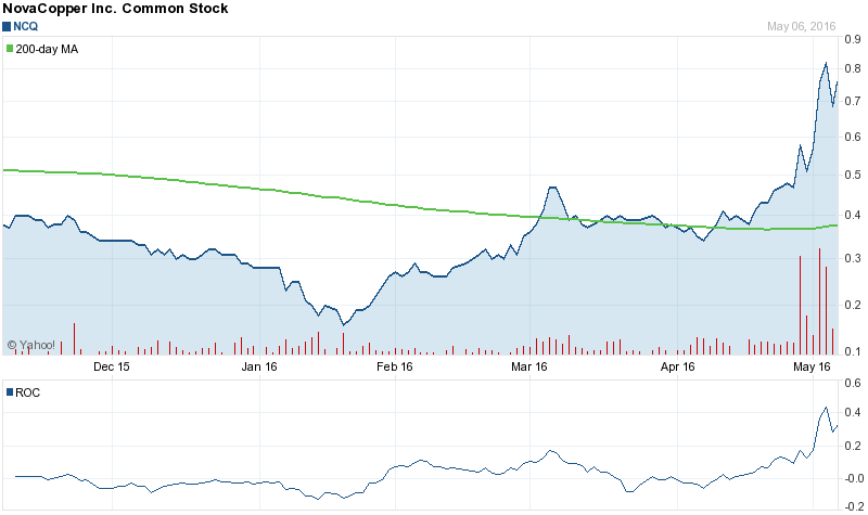 0.33 is Novacopper Inc's (TSE:NCQ) Institutional Investor Sentiment